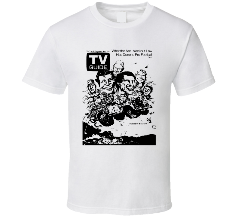 Mash Tv Magazine Cover T Shirt Mash Tv Magazine Cover T Shirt
