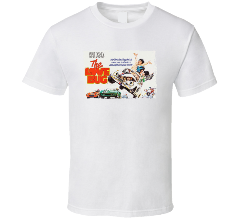 The Love Bug Herbie Movie T Shirt The Love Bug Herbie Movie T Shirt