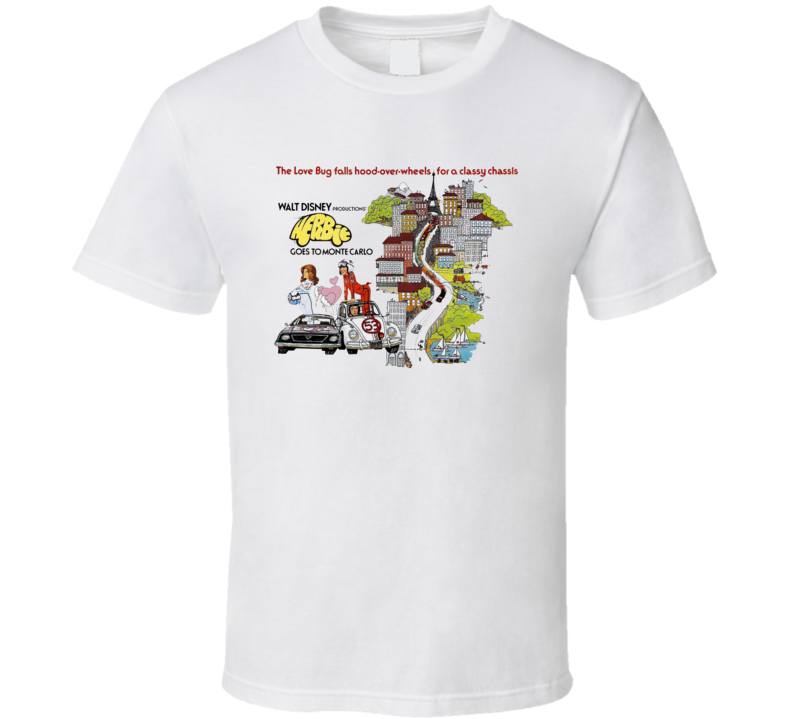 Herbie Goes To Monte Carlo Movie T Shirt Herbie Goes To Monte Carlo Movie T Shirt