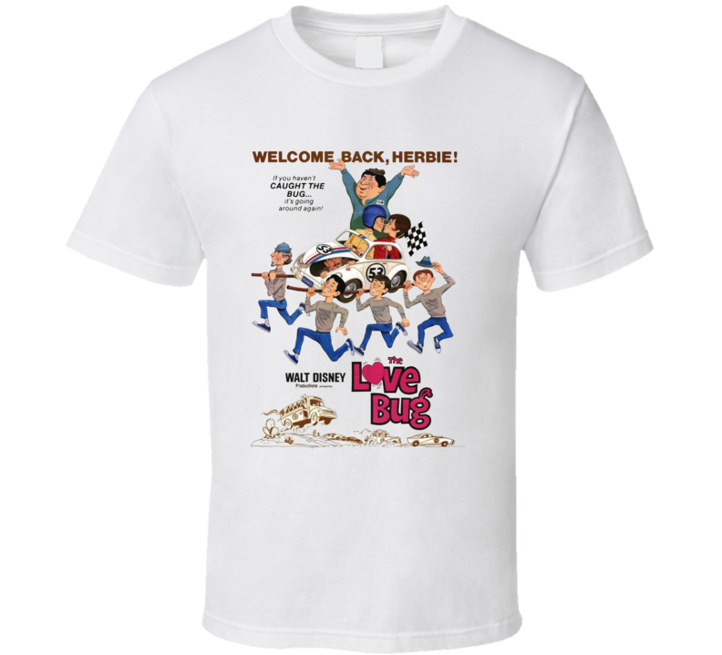 The Love Bug Welcome Back Herbie Movie T Shirt The Love Bug Welcome Back Herbie Movie T Shirt
