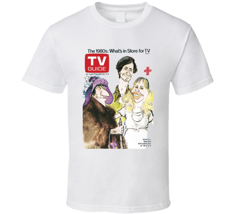 Mash Alda Farr Swit Tv Magazine Cover T Shirt Mash Alda Farr Swit Tv Magazine Cover T Shirt