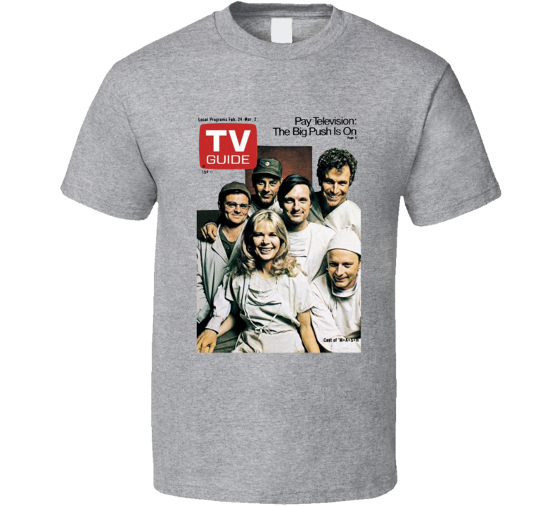 Mash Cast Tv Magazine Cover T Shirt Mash Cast Tv Magazine Cover T Shirt