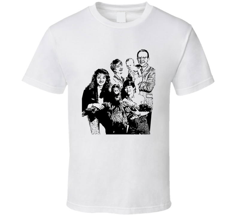Alf Family Tv Series T Shirt Alf Family Tv Series T Shirt