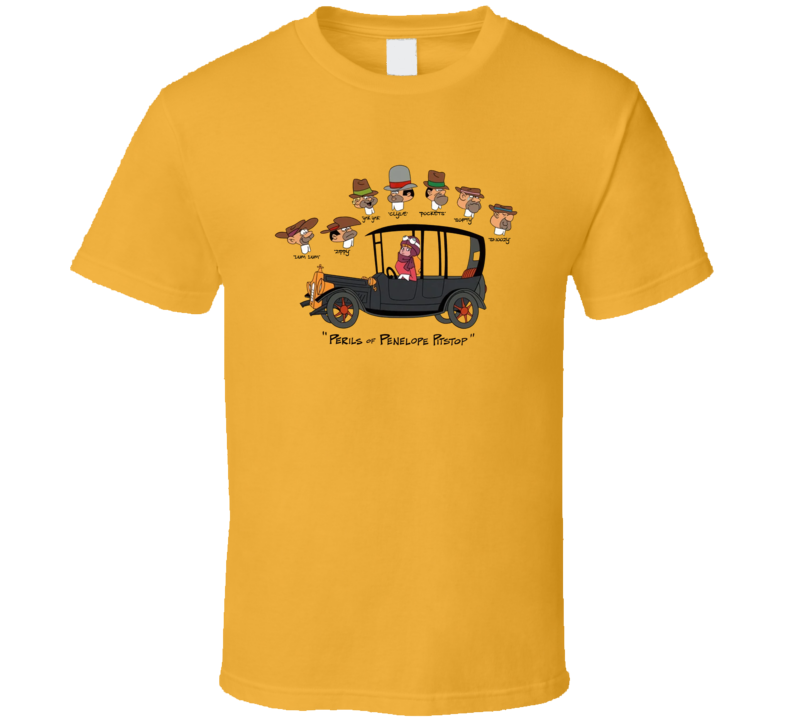 The Perils Of Penelope Pitstop Cartoon T Shirt The Perils Of Penelope Pitstop Cartoon T Shirt