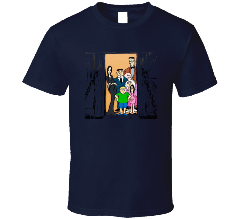 The Addams Family Retro Cartoon T Shirt The Addams Family Retro Cartoon T Shirt
