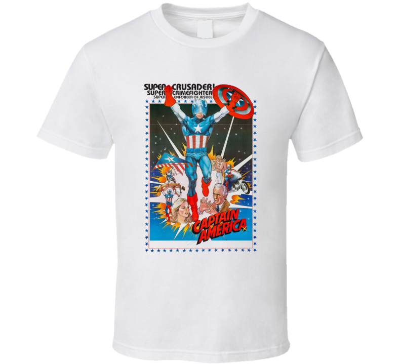 Captain America Movie T Shirt Captain America Movie T Shirt