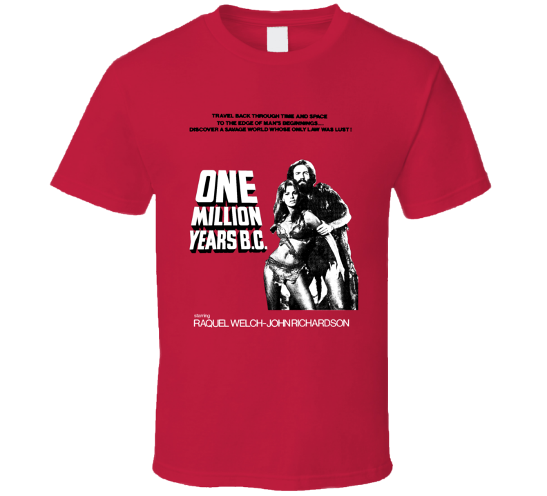 One Million Years Bc Movie T Shirt One Million Years Bc Movie T Shirt