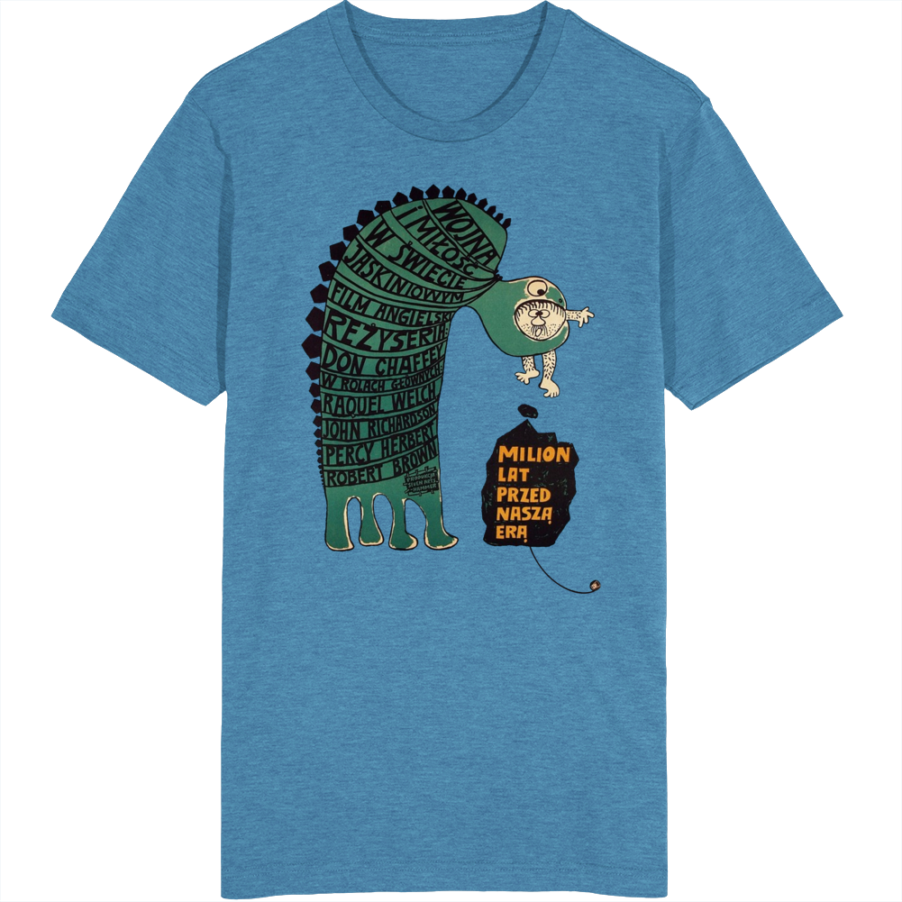 One Million Years Bc Polish Movie T Shirt One Million Years Bc Polish Movie T Shirt