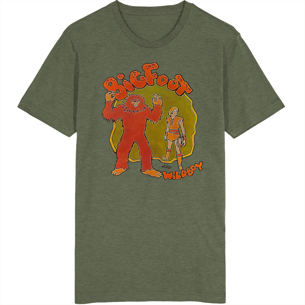 Bigfoot And Wildboy 70s Tv Series T Shirt Bigfoot And Wildboy 70s Tv Series T Shirt