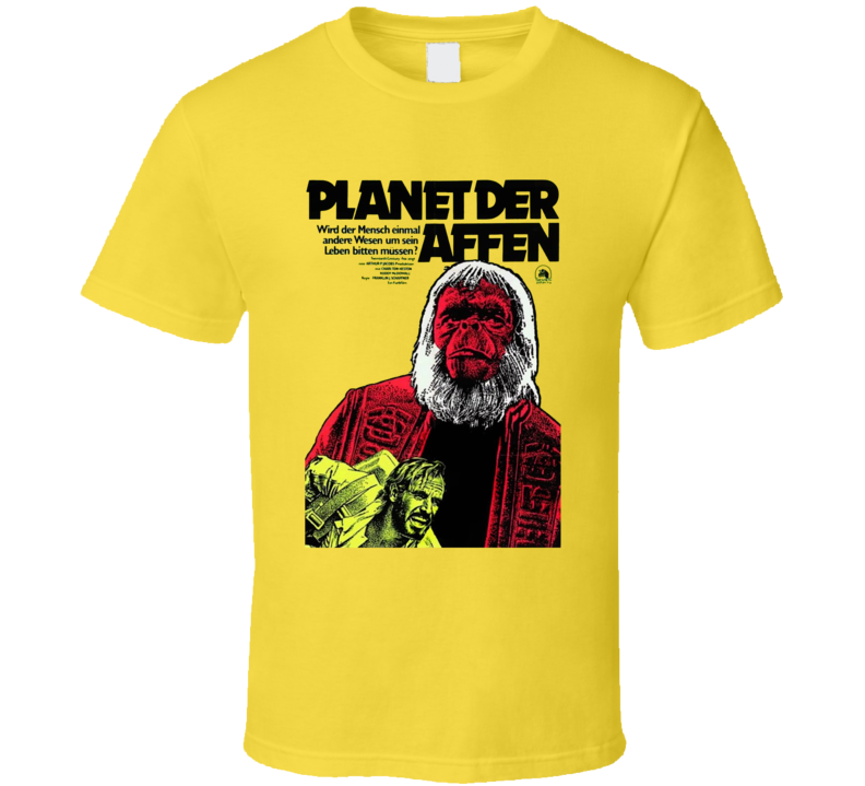 Planet Of The Apes German Movie T Shirt Planet Of The Apes German Movie T Shirt