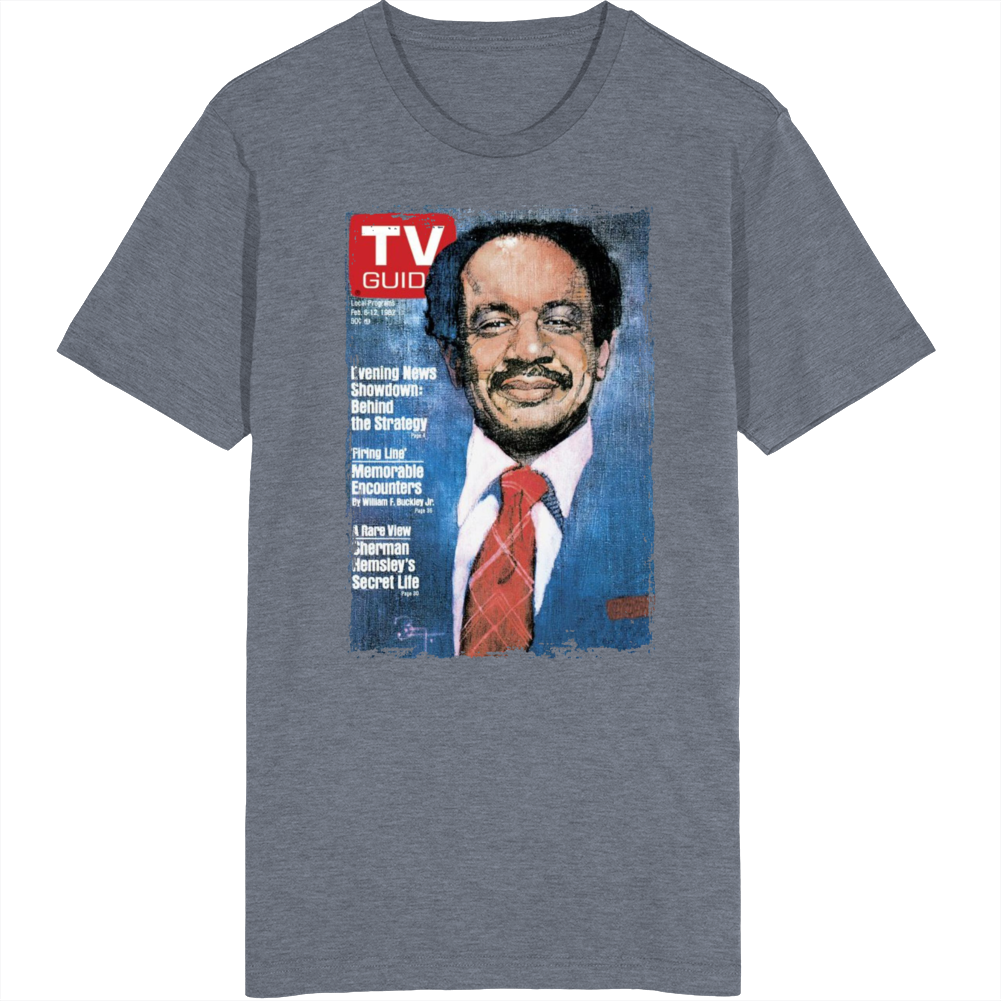 The Jeffersons Sherman Hemsley Tv Magazine Cover T Shirt The Jeffersons Sherman Hemsley Tv Magazine Cover T Shirt