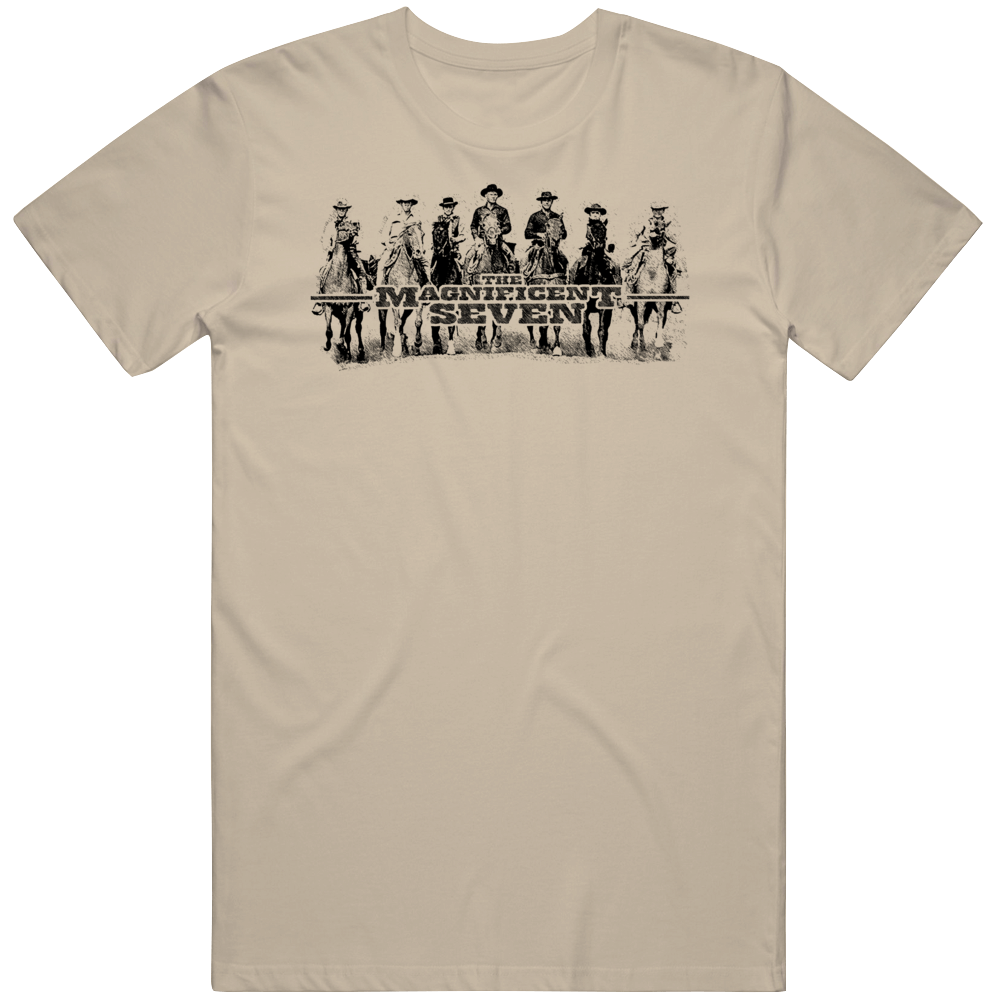 The Magnificent Seven Western Classic Movie T Shirt The Magnificent Seven Western Classic Movie T Shirt