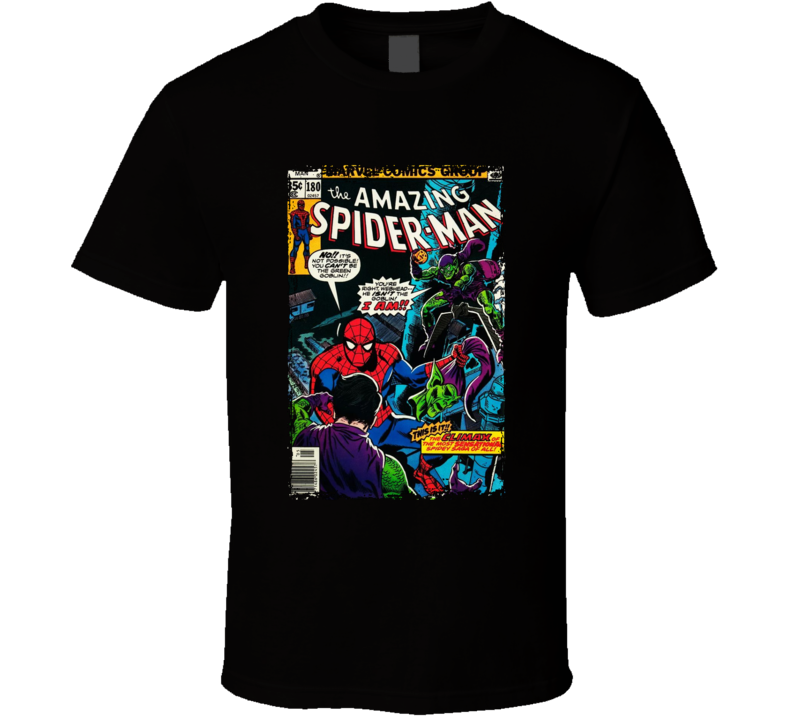 The Amazing Spiderman Comic Book Cover T Shirt The Amazing Spiderman Comic Book Cover T Shirt