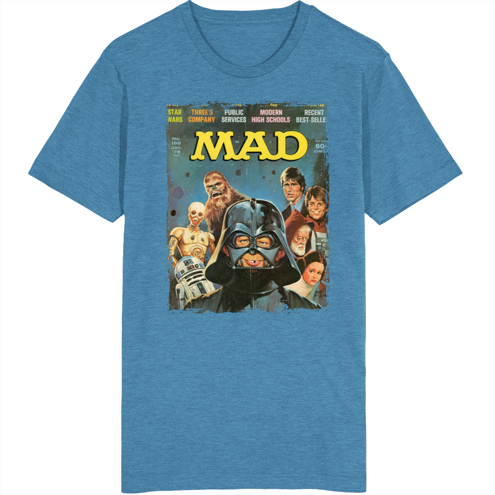 Mad Magazine January 1978 Star Wars Cover T Shirt Mad Magazine January 1978 Star Wars Cover T Shirt