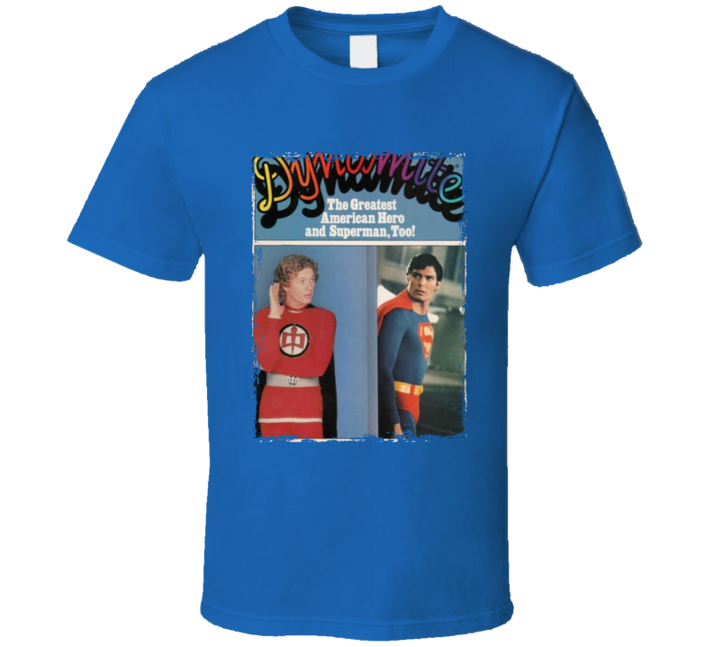 The Greatest American Hero Superman Dynamite Magazine T Shirt The Greatest American Hero Superman Dynamite Magazine T Shirt