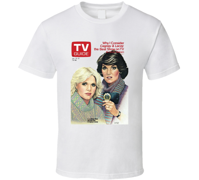 Cagney And Lacey Tv Magazine Cover T Shirt Cagney And Lacey Tv Magazine Cover T Shirt