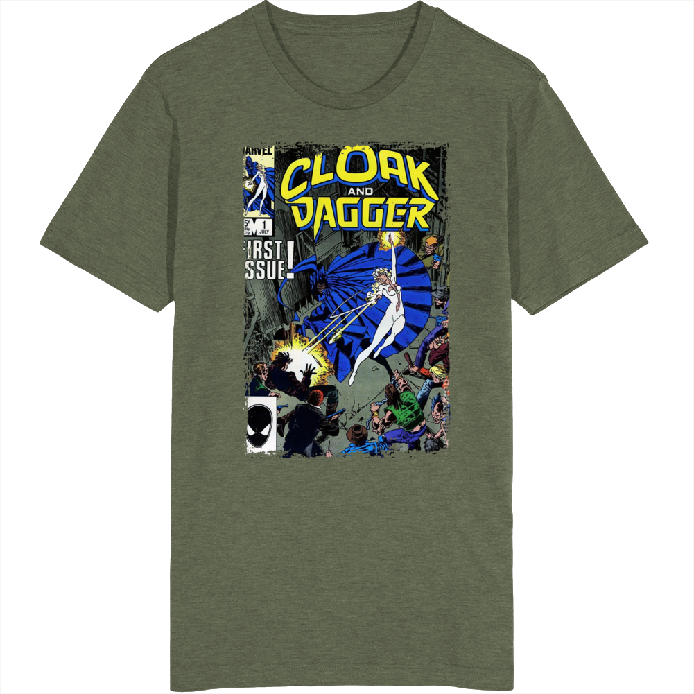 Cloak And Dagger First Issue Comic Book T Shirt Cloak And Dagger First Issue Comic Book T Shirt