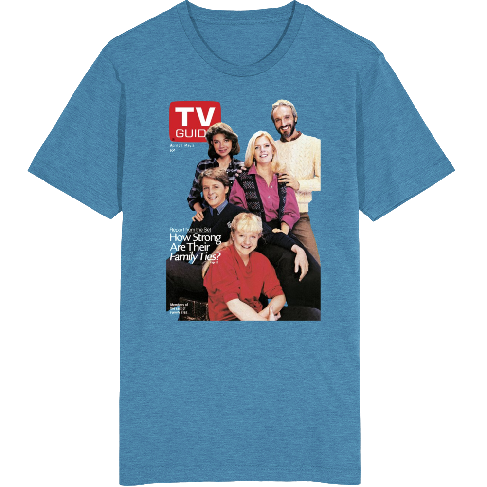 Family Ties Tv Magazine Cover T Shirt Family Ties Tv Magazine Cover T Shirt
