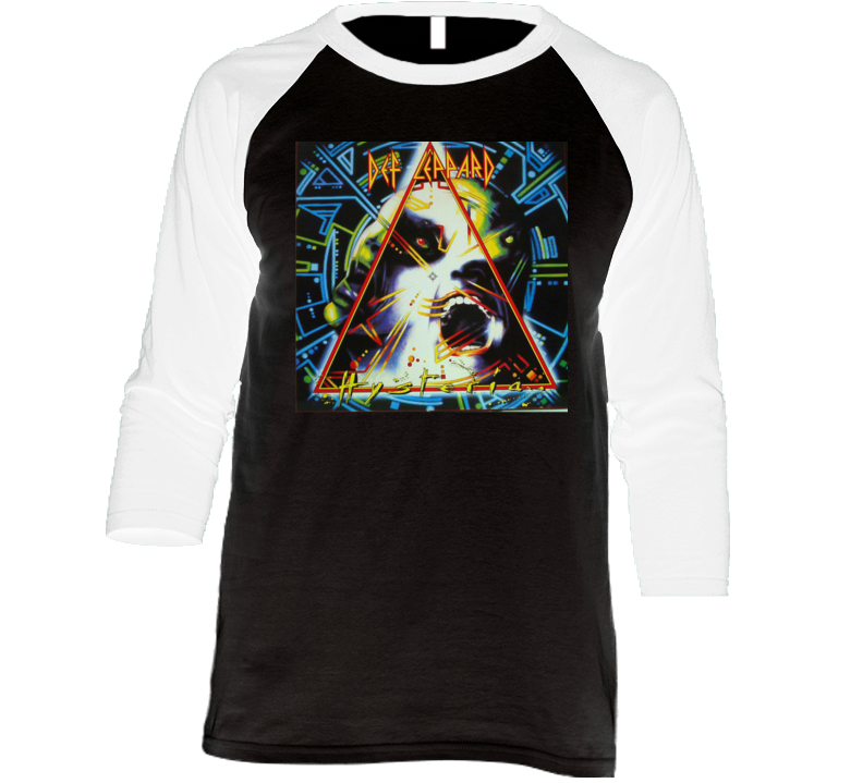 Hysteria Rock Album T Shirt Hysteria Rock Album T Shirt