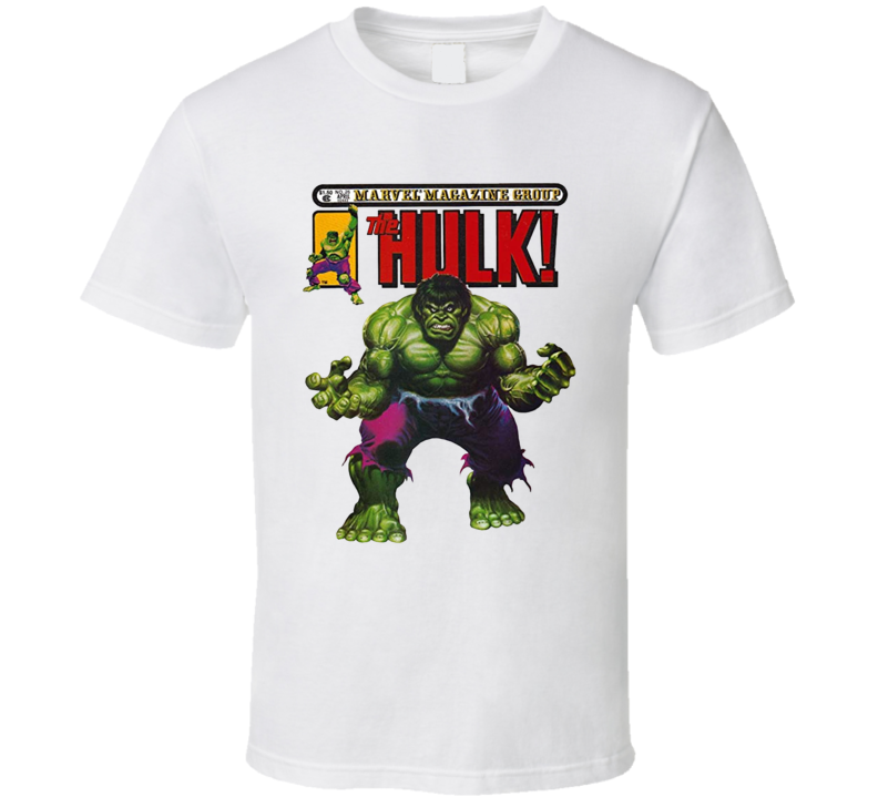 The Hulk Comic Book Cover T Shirt The Hulk Comic Book Cover T Shirt