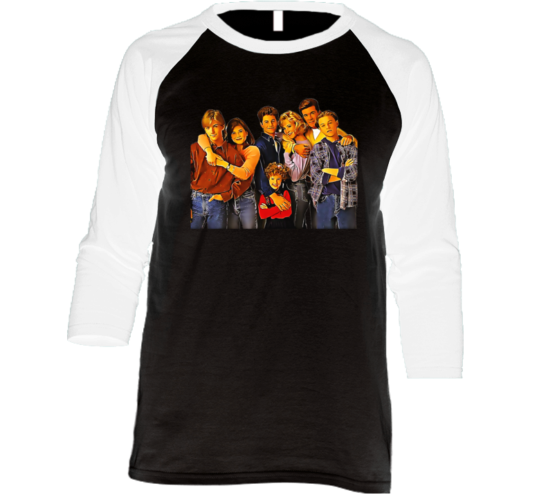 Growing Pains Cast Raglan T Shirt Growing Pains Cast Raglan T Shirt