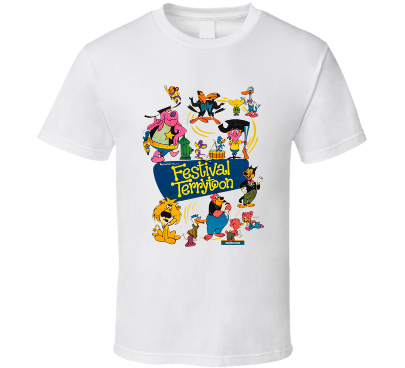 Festival Terrytoon 60s T Shirt Festival Terrytoon 60s T Shirt