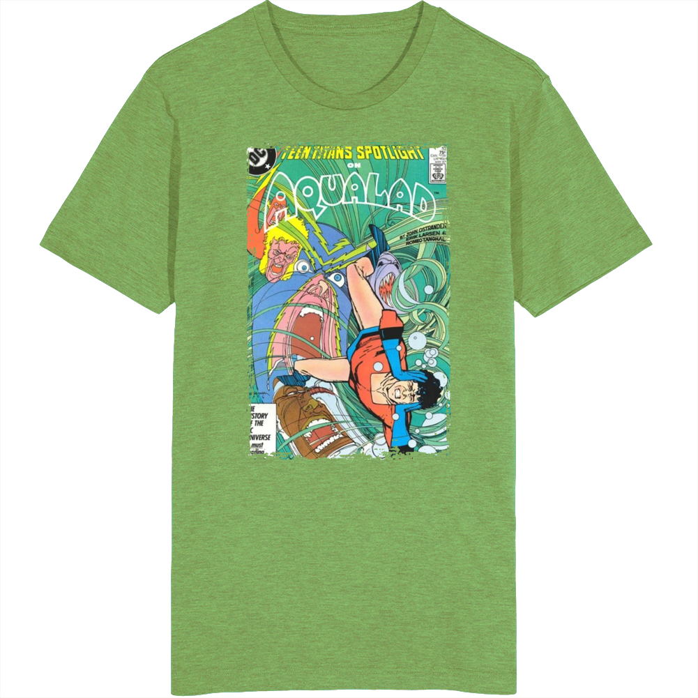 Teen Titans Spotlight On Aqualad Comic T Shirt Teen Titans Spotlight On Aqualad Comic T Shirt