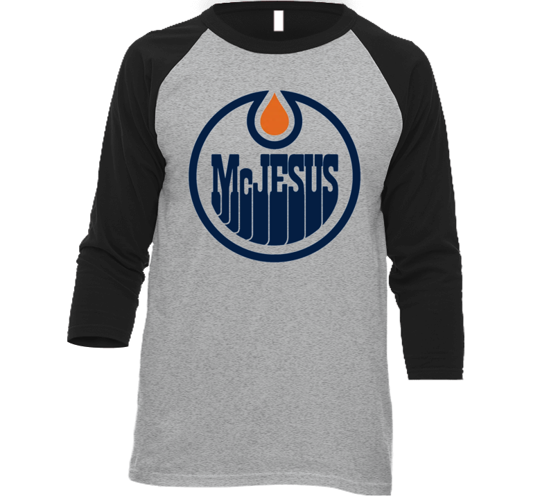 Mcjesus Edmonton Logo Parody T Shirt Mcjesus Edmonton Logo Parody T Shirt