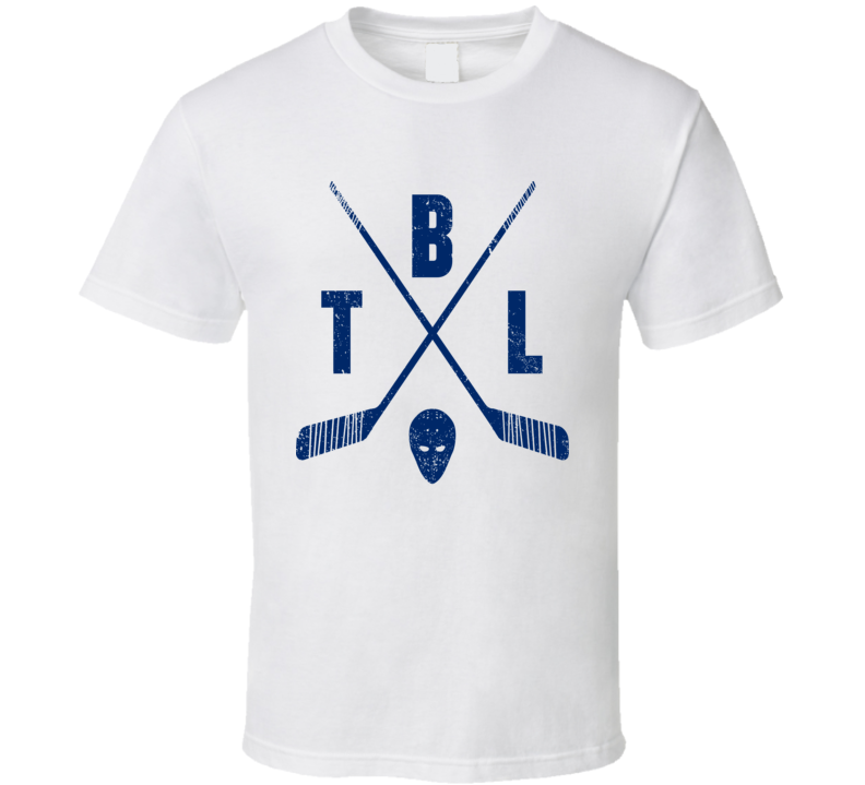 Tbl Tampa Bay Retro Hockey White T Shirt Tbl Tampa Bay Retro Hockey White T Shirt