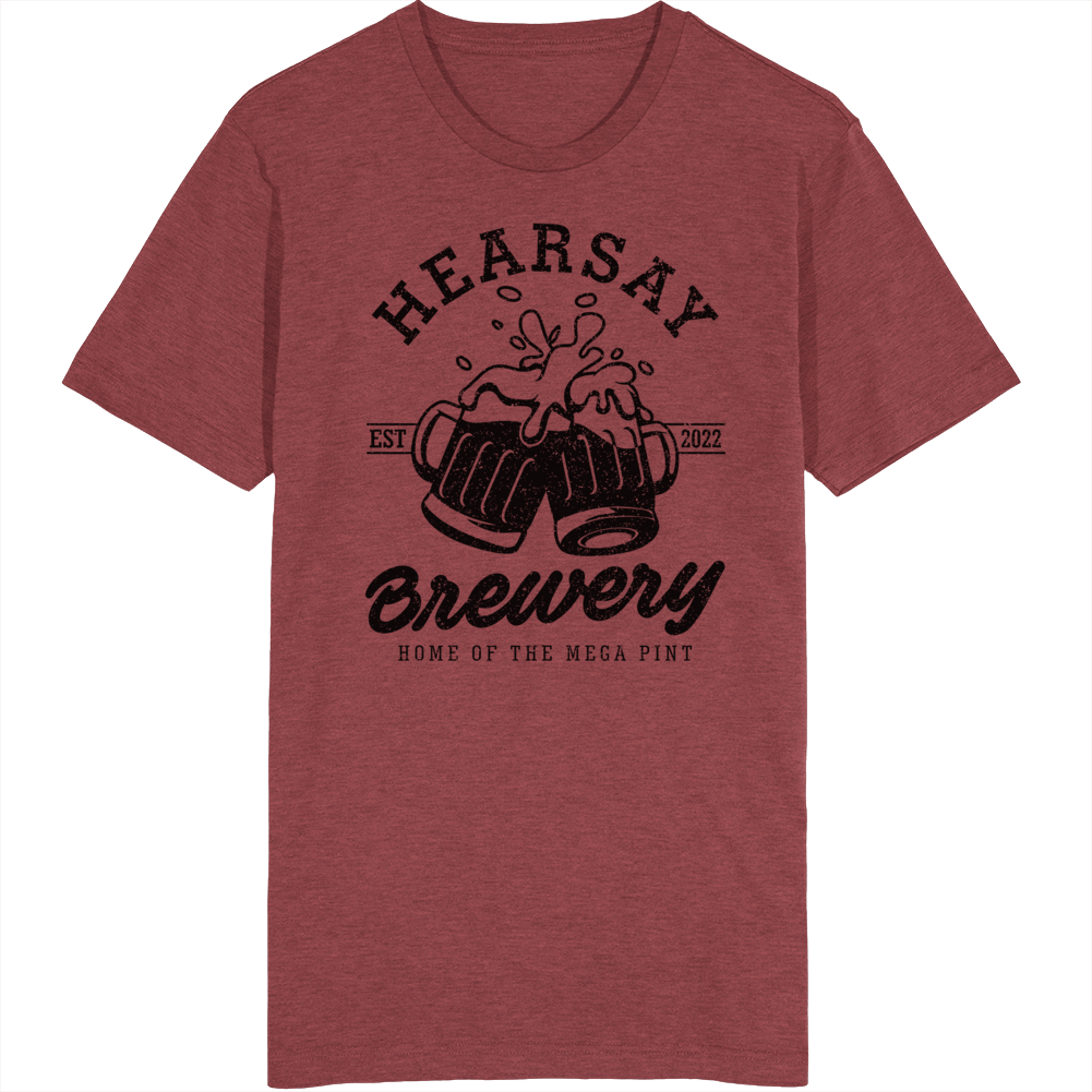Hearsay Brewery Home Of The Mega Pint Johnny Depp T Shirt Hearsay Brewery Home Of The Mega Pint Johnny Depp T Shirt