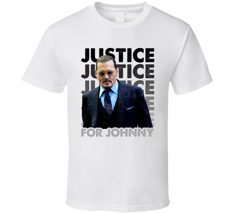 Justice For Johnny Depp T Shirt Justice For Johnny Depp T Shirt