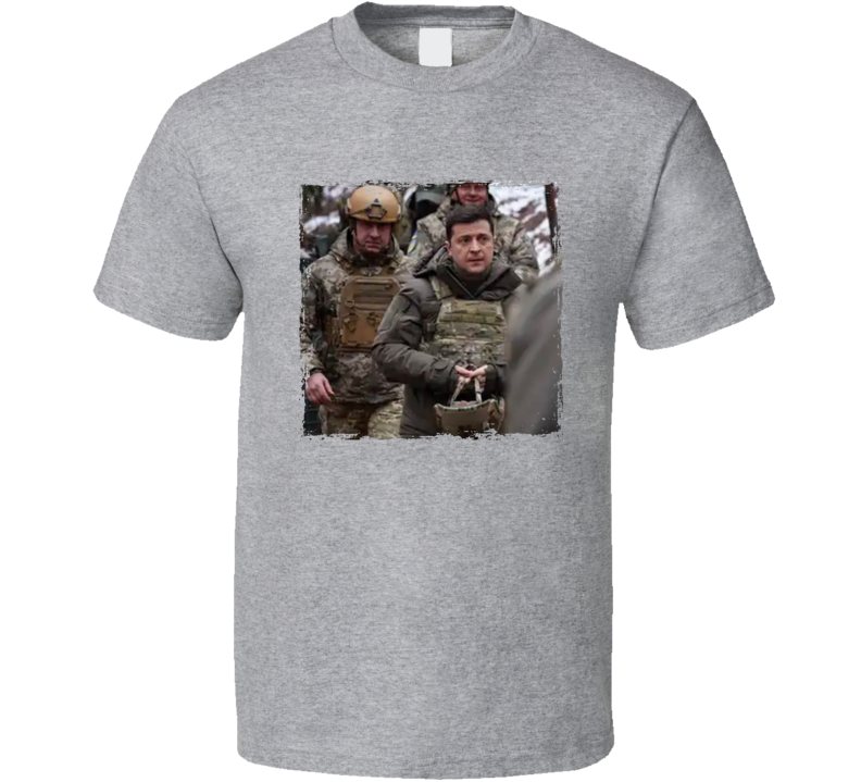 Volodymyr Zelenskyy In The Field T Shirt Volodymyr Zelenskyy In The Field T Shirt