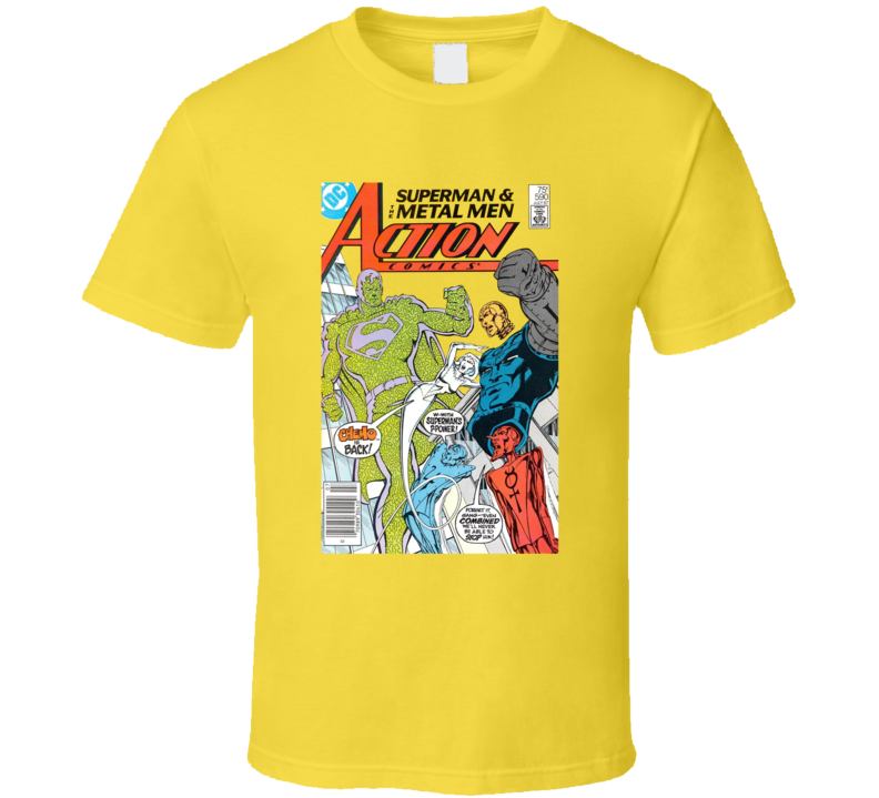 Superman And The Metal Men Comic Issue 590 T Shirt Superman And The Metal Men Comic Issue 590 T Shirt
