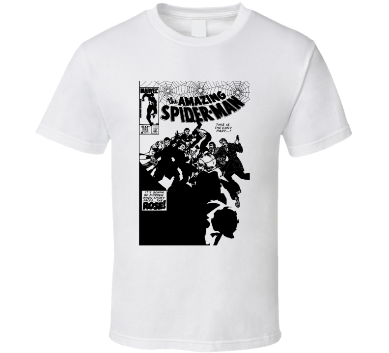 The Amazing Spiderman Comic Issue 253 T Shirt The Amazing Spiderman Comic Issue 253 T Shirt