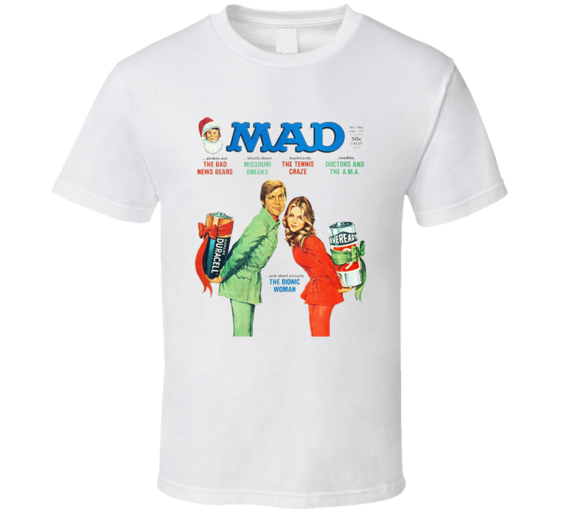 The Bionic Woman Mad T Shirt The Bionic Woman Mad T Shirt