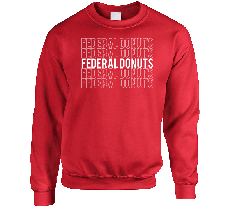 Federal Donuts Adam Sandler Hustle Crewneck Sweatshirt Crewneck Sweatshirt Federal Donuts Adam Sandler Hustle Crewneck Sweatshirt Crewneck Sweatshirt