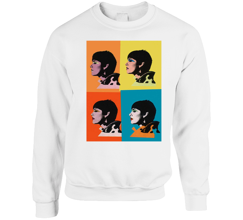 Get Smart Agent 99 Pop Art Crewneck Sweatshirt Get Smart Agent 99 Pop Art Crewneck Sweatshirt
