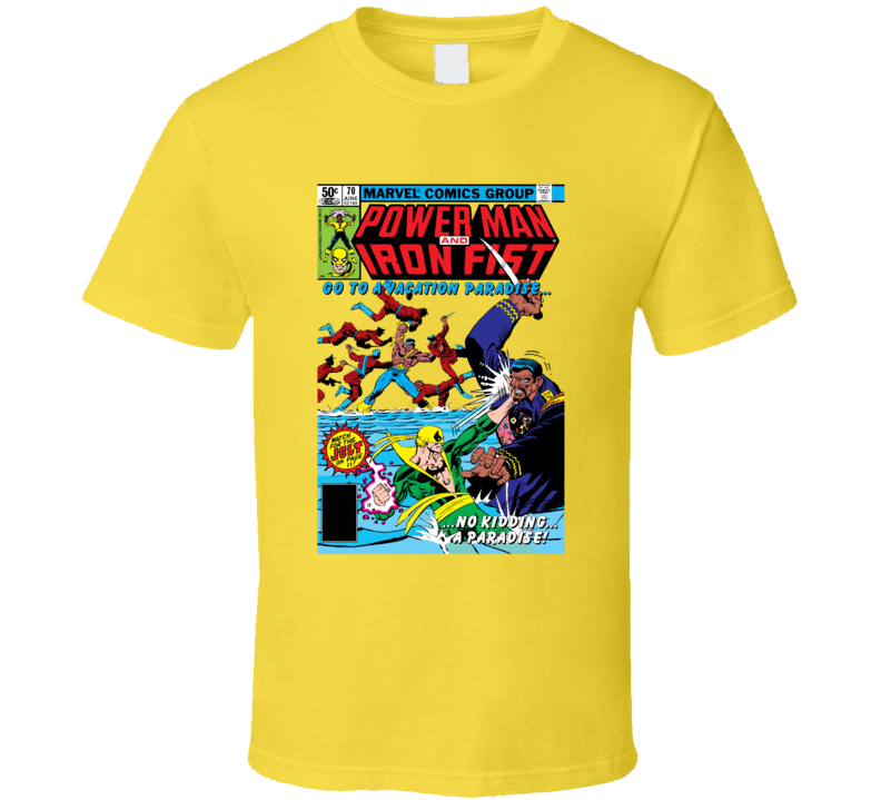 Power Man And Iron Fist Comic Issue 70 T Shirt Power Man And Iron Fist Comic Issue 70 T Shirt