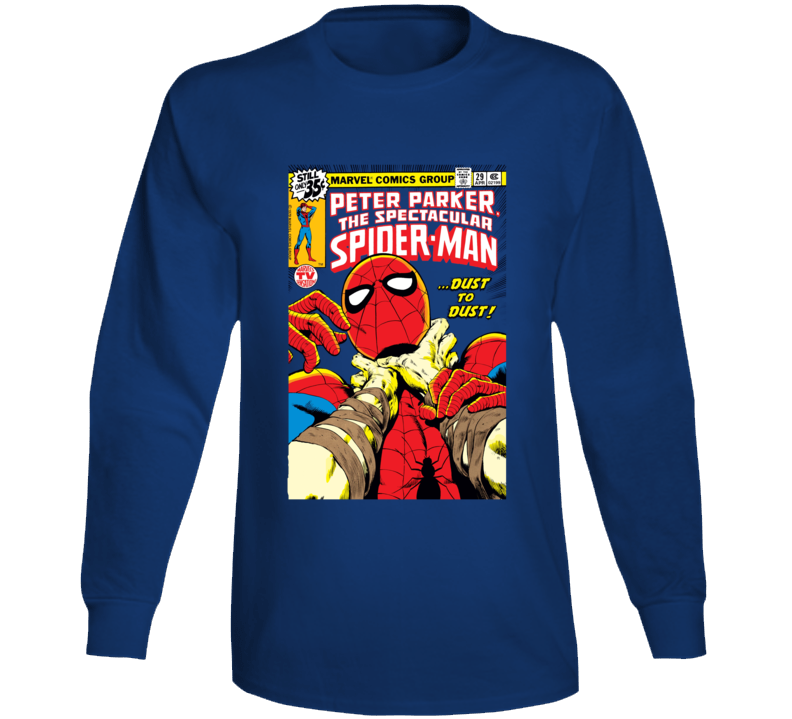 Peter Parker The Spectacular Spiderman Comic Issue 29 Long Sleeve T Shirt Peter Parker The Spectacular Spiderman Comic Issue 29 Long Sleeve T Shirt