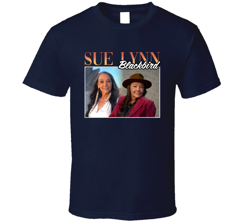 Sue Lynn Blackbird Stumptown 90 Style T Shirt Sue Lynn Blackbird Stumptown 90 Style T Shirt
