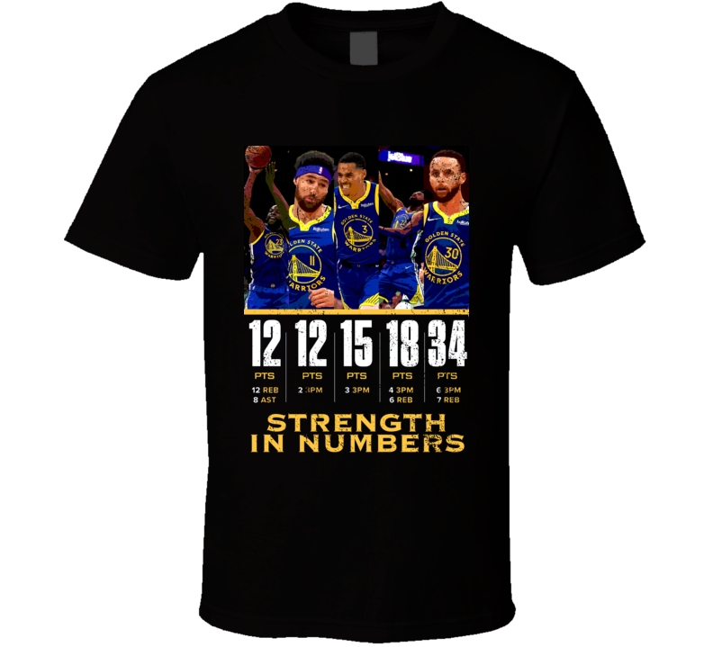 Strength In Numbers Golden State Game 6 T Shirt Strength In Numbers Golden State Game 6 T Shirt