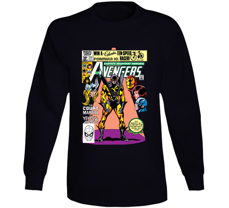The Avengers Comic Issue 213 Long Sleeve T Shirt The Avengers Comic Issue 213 Long Sleeve T Shirt