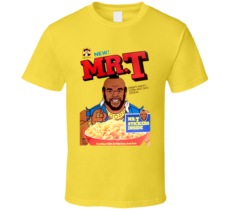 Mr. T Cereal T Shirt Mr. T Cereal T Shirt