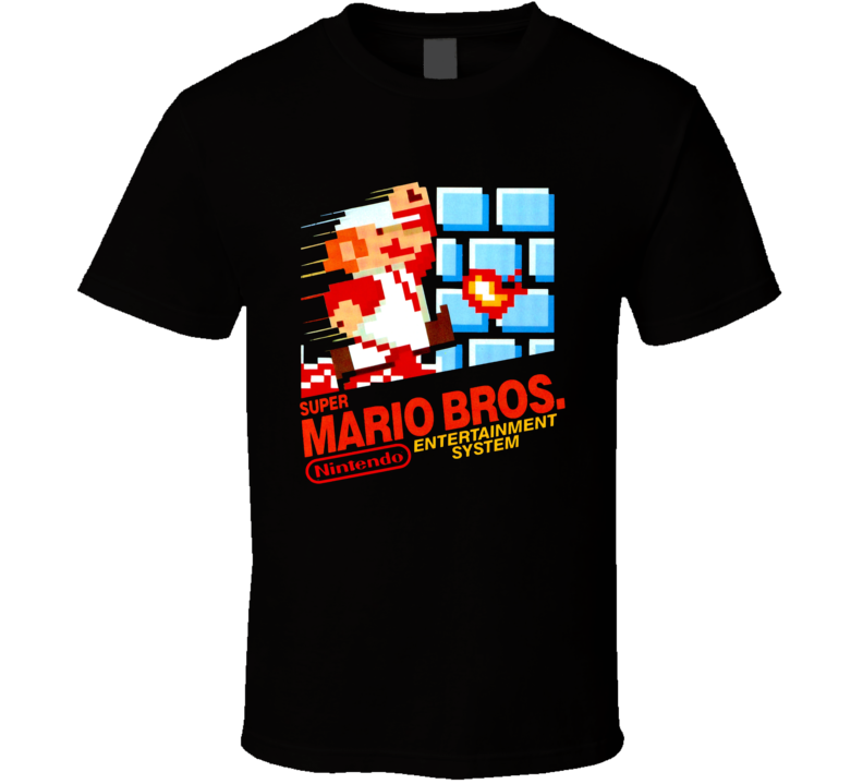 Super Mario Bros Retro Video Game T Shirt Super Mario Bros Retro Video Game T Shirt