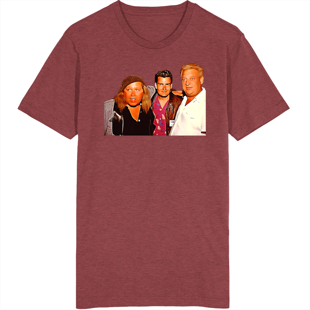Charlie Sheen Rodney Dangerfield Sam Kinison Actors Comedians T Shirt Charlie Sheen Rodney Dangerfield Sam Kinison Actors Comedians T Shirt
