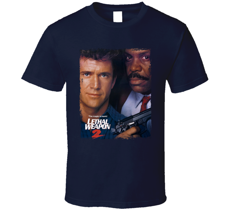 Lethal Weapon 2 Gibson Glover Movie T Shirt Lethal Weapon 2 Gibson Glover Movie T Shirt