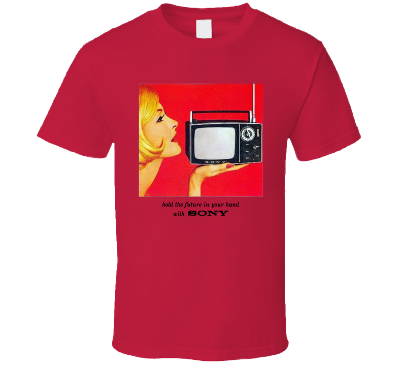 Sony Portable Tv Retro Ad T Shirt Sony Portable Tv Retro Ad T Shirt