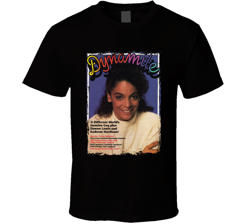Jasmine Guy Dynamite Cover T Shirt Jasmine Guy Dynamite Cover T Shirt