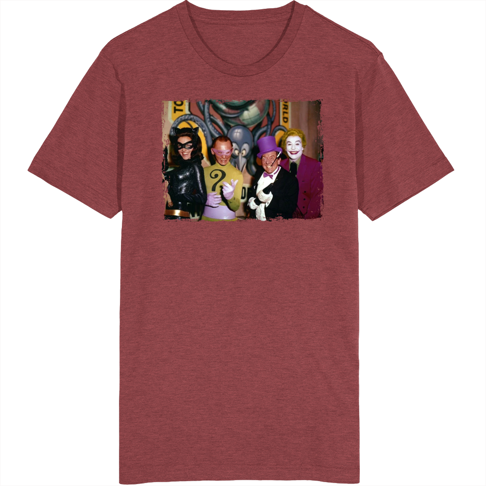 Batman Villains 60s Tv Series T Shirt Batman Villains 60s Tv Series T Shirt