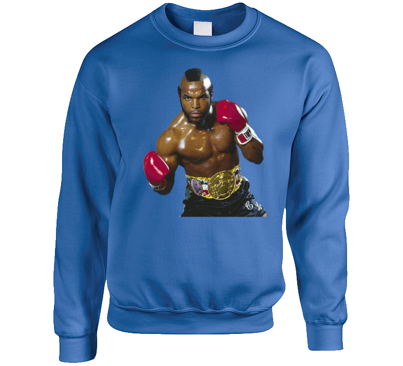 Mr T Clubber Lang Rocky Iii Movie Crewneck Sweatshirt Mr T Clubber Lang Rocky Iii Movie Crewneck Sweatshirt